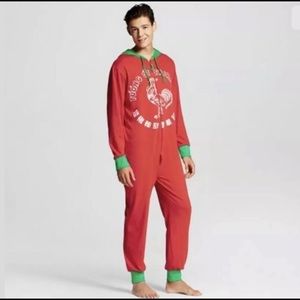 Adult sriracha onesie hot overall costume suit M